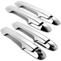 OUMERY Car Chrome Car Exterior Side Door Handle Cover for Honda Accord Sedan 4 Doors 2003-2007 Without Passenger Side Keyhole. 
