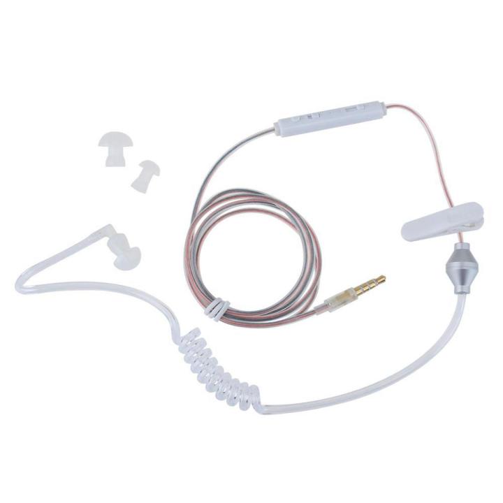 Anti Radiation Proof 3.5mm Air Tube Earphone Headset for iPhone Android
