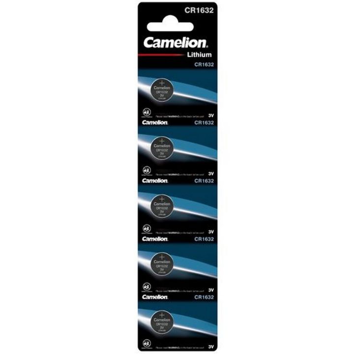 5pc 100% Original Camelion CR1632 Button Cell Battery For Watch Car Remote Key cr 1632 ECR1632 GPCR1632 3v Battery