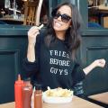 Fries Before Guys Printed Cotton Fleece Sweat Pull Over For Woman. 