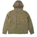 Men's Classic Field Jacket with Removable Quilted Liner & Hood - Vintage Style Outerwear 100% Cotton. 