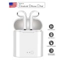TWS I12 & i7s True Stereo Wireless Earbuds - Bluetooth, High-Quality Sound, Built-In Mic, Charging Case. 
