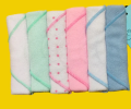 Pack of 6 Pcs - Newborn Baby Soft Cotton Face Towel Set - for New Born Kids Boys and Girls Facetowel for. 