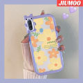 JIUMOO For Samsung galaxy A11 M11 A10s M01s Case Fashion Sunny Flower Little Monster Camera Lens Soft Clear Phone Cases Creative Shockproof Transparent Shell Silicone Protective Cover. 