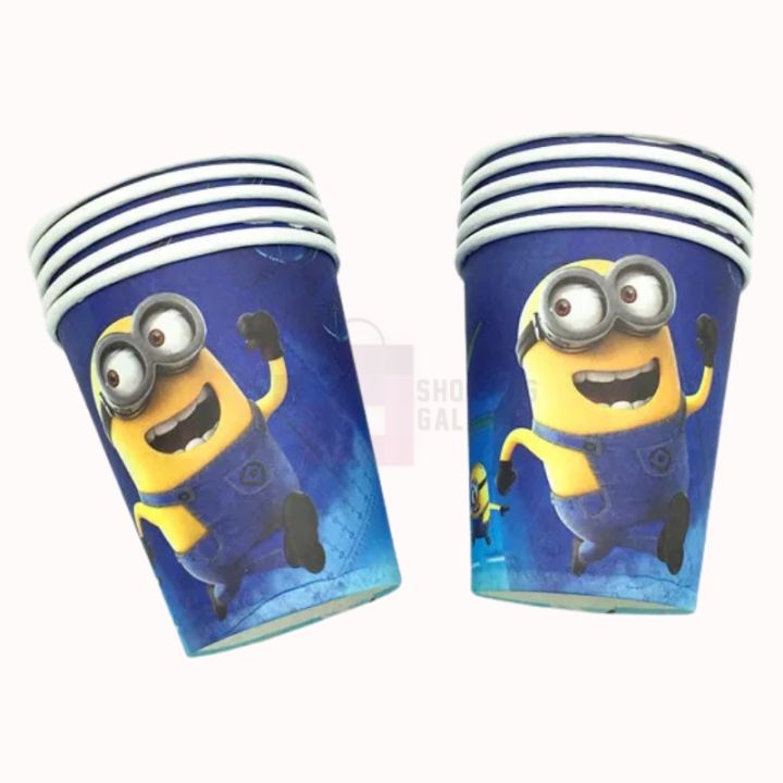 MINIONS THEME PAPER CUPS - PACK OF 10 PAPER CUPS - MINIONS CUPS