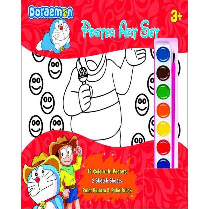 Poster Art Set Doraemon