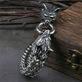Wolf Bracelet Fenrir Head Viking Stainless Men's. 