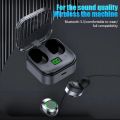 YD MINI Wireless Bluetooth Earphones In-Ear ENC Noise Reduction Headphone Waterproof Earbuds Airpods Digital Display TWS Bluetooth Earbuds Earphones HD Stereo Fingerprint Touch Noise Cancelling Gaming Headset With Mic. 