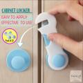 2 Pcs Kids Drawer Locker, Cabinet Safety Lock, Child Safety Lock For Cabinets Cupboard Door Fridge Drawers, Easy To Install.. 