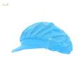 Chef Hat Mesh Food Service Baker Cap Waiter Cap for Commercial Multipurpose Blue Full Mesh. 