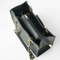 Astore  Black Hip Hop Leather Hand bags for girls and women. 