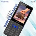 VGOTEL FOUR 44 - 2.8 inch big display - 4 Sims Standy - 3000mAH Big Battery - Magic Voice changer - Auto Call recording - PTA Approved - 1 Year Brand warranty. 