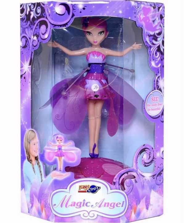 Flying Doll Toys Magic Baby Doll Rechargeable Magic Flying Fairy Princess Frozen Barbie Doll With Led Lighting Infrared Induction Control
