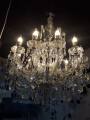 HEAVY CRYSTAL CHANDELIER ALL CRYSTAL CHANDELIER FOR YOUR HOMES OPEN CANDLE. 