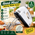 Electric Hand Mixer, Egg Beater Machine, Cake Baking Mixer , Handheld Food Whisk, Handheld Food Mixer| 180W Motor & 220-240V. 