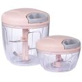 Multifunction Kitchen Food chopper Machine onion chopper Hand Pull Speedy Chopper 2l/200ml/900ml/500ml/170ml Turbo Cutter Nicer Dicer Garlic Press small and  meat Shredders Grinder Mincer Mixer Blender can cut fruits/vegetables/nuts/herbs/onions/garlic. 
