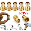 Universal 23 mm Hose Tap Kitchen Adapters Brass Faucet Tap Connector Mixer Hose Adaptor Pipe Joiner Fitting Garden Watering Tool. 
