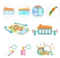 Huanger - 3 In 1 Newborn Baby Play Gym Piano Fitness Rack Mat - Activity Gym & Playmats. 
