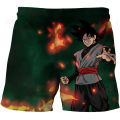Dragon Ball Z Harajuku Style Shorts With Hood 2023 Vegeta Goku Swimming Shorts Running Tank Top Men Cartoon Shorts Trend. 