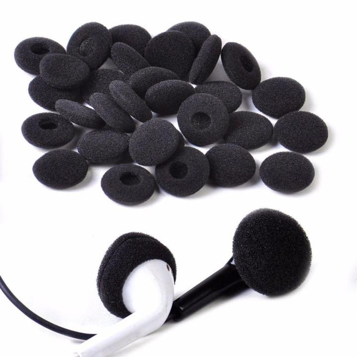 30Pcs Earphones Soft Sponge Replacement Earpads Earbud Cushion Cap Covers Tips