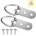 Pack Of 20 Picture Frame Hanger - D Rings Picture Hooks with Screws for Hanging Clock, Paintings, Artwork, Mirrors. 