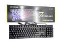 Defender GK-184 semi mechanical RGB  keyboard USB wired keyboard for pc & laptop with wirst pad 87 Keys full Rgb. 
