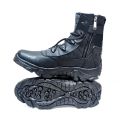 Delta Black Leather Long Boots. 