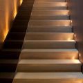 2Pcs Recessed in Steps Ladder Wall Lamps Led Stair Light PIR Motion Sensor Infrared Human Body Induction Step Lamp 1.5W Stairway Aisle Lamp. 