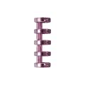 Circles Rings buckle clip binding Clips For DIY School supplies Stationery 10PCS 5-hole loose-leaf Binder ring notebook Spiral. 