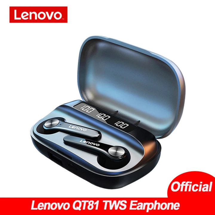 Lenovo QT81 TWS wireless bluetooth headset stereo sports waterproof headset with microphone headset HD call