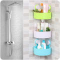 1PC High Quality Plastic Corner Storage Rack Suction Cup Bathroom Plastic Suction Cup Bathroom Kitchen Corner Storage Rack Organizer Shower Shelf. 