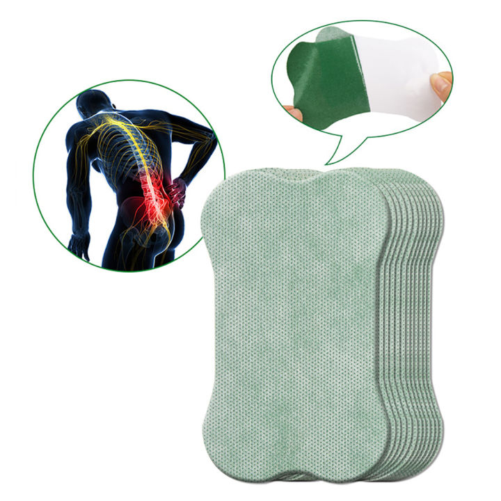 JM 6pcs Lumbar Spine Stickers Wormwood Back Pain Patch Arthritis Moxibustion Health Medical Plaster Self-heating Bone Pain Relief