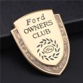 1Pieces  Metal Ford Owners Club Side Rear Emblem Badge Sticker Honda（model：silver）. 