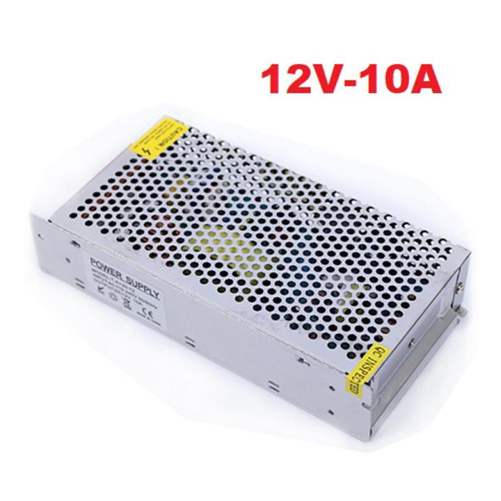 Power Adaptor 12V DC 10A  5A  4A  3A  2A  1A  Compatible with Internet Routers  CCTV Security Cameras  DVR  and LCD LED Monitor  Input 110-220V  Output  12V   Power Supply