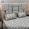 Beddy's Studio Anti-allergic Soft Cotton Printed Cars & Truck Design Kids Bed Sheet Set With Pillow Cases | Colorful Bedsheets For Kids. 