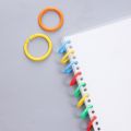 【HOT】 10 Pcs 16/20/28/32Mm Plastic Ring Binder DIY Albums Circle Loose-Leaf Book Hoops Opening Office Binding Supplies Photo Album. 