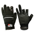 ABU Garcia Gloves Fishing Gloves Three Fingers Cut Lure Anti-Slip Leather Gloves Outdoor Sports Cycling Fingerless Gloves 1pair. 