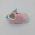 HaXlu Pink Canvas Soft Sole Baby Shoes | Infant First Walker Sneakers with Anti-Slip & Velcro Closure. 