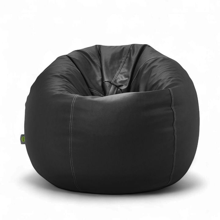 Relaxsit%20bean%20bag%20-%20Puffy%20Leather%20Bean%20Bag%20%E2%80%93%20Versatile%20Comfy%20Bean%20Bag%20for%20Lounge%20and%20Bedroom%20%E2%80%93%20Bean%20bag%20for%20adults%20%20%20-%20Water-Repellant%20Dim.%20110x80cm%20-%20Image%202