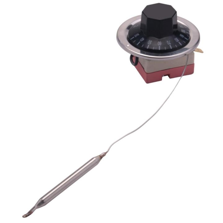 Ciyeu Capillary Thermostat – 30-110°C, 250V 16A, Normally Closed, 43mm Probe, For Electric Oven Replacement