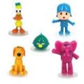 Cartoon Pocoyo Pato Elly Loula Sleepy Bird PVC Action Figures Kids Toy Gift 5Pcs. 