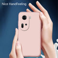 Olige For OPPO Reno 11 5G Liquid Silicone Macaron Candy Color TPU Falling and shockproof Soft Phone Case Shell Protector Back Cover. 