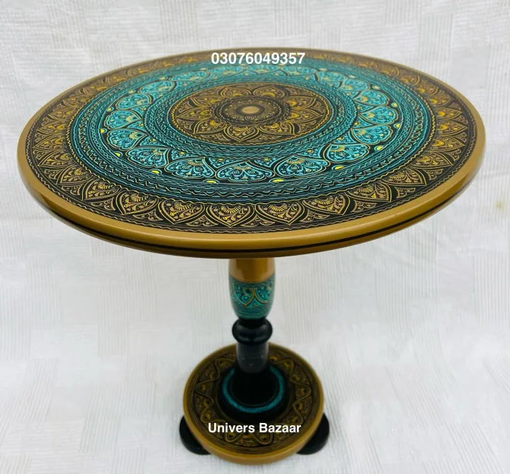 Artisanal%20Charm:%20Lacquer%20Work%20Wooden%20Coffee%20Table%20-%20Image%203