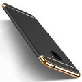 For Samsung Galaxy S9 3 in 1 Combination Hard Case Coated Anti-Fingerprint Non Slip Matte Surface Electroplate Frame Cover. 