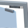 UM180 Access Control System: Secure Your Frameless Glass Door with a 280kg Conventional Magnetic Lock and U-Shape Bracket, Supporting up to 350lbs. 