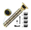 Vintage T9 Professional Cordless Hair Trimmer Kit With USB Rechargeable Beard Clipper. 