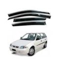 Cultus old shape air press suzuki , sun visor , Car Door Molding rain protector with chrome double tap ,cultus car brim , rain protector cap , air press hat ,cultus sun visor pack of 4. 