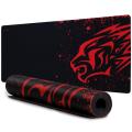 Extended Large Gaming Mouse Pad XXL Thick Non-Slip Rubber Base Mouse pad Mice Smooth Cloth Surface Keyboard Mouse Pads for Computers Black and Red. 