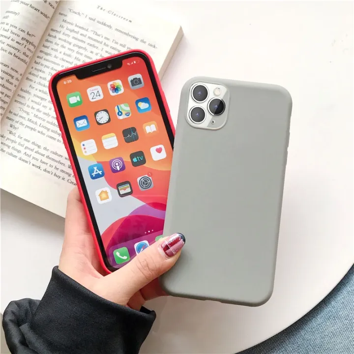 Taoyunxi%20Candy%20Colors%20Case%20iPhone%2011%2012%20Pro%20Max%206%207%20Plus%20XR%20XS%20XS%20MAX%20SE%202020%20Liquid%20Silcone%20Phone%20Case%20-%20Image%207