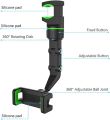 360° Rearview Mirror Phone Holder, Universal Car Phone Holder, for Car Rearview Mirror Cylindrical Mount, Phone and GPS Holder, Suitable for All 4-6.1 Inch Mobile Phones. 